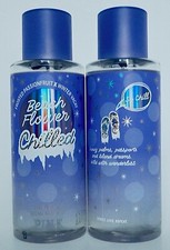 2 VICTORIA'S SECRET BEACH FLOWER CHILLED SCENTED MIST BRUME PARFUMEE "PINK" NEW