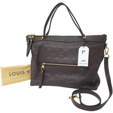 TARIFF FREE Auth Louis Vuitton Bastille MM Empreinte Genuine With Dust Bag LF083