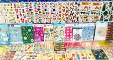 Lot Stickers Kit Set Planner Craft Scrapbook Variety Of Themes 1089 Pcs.