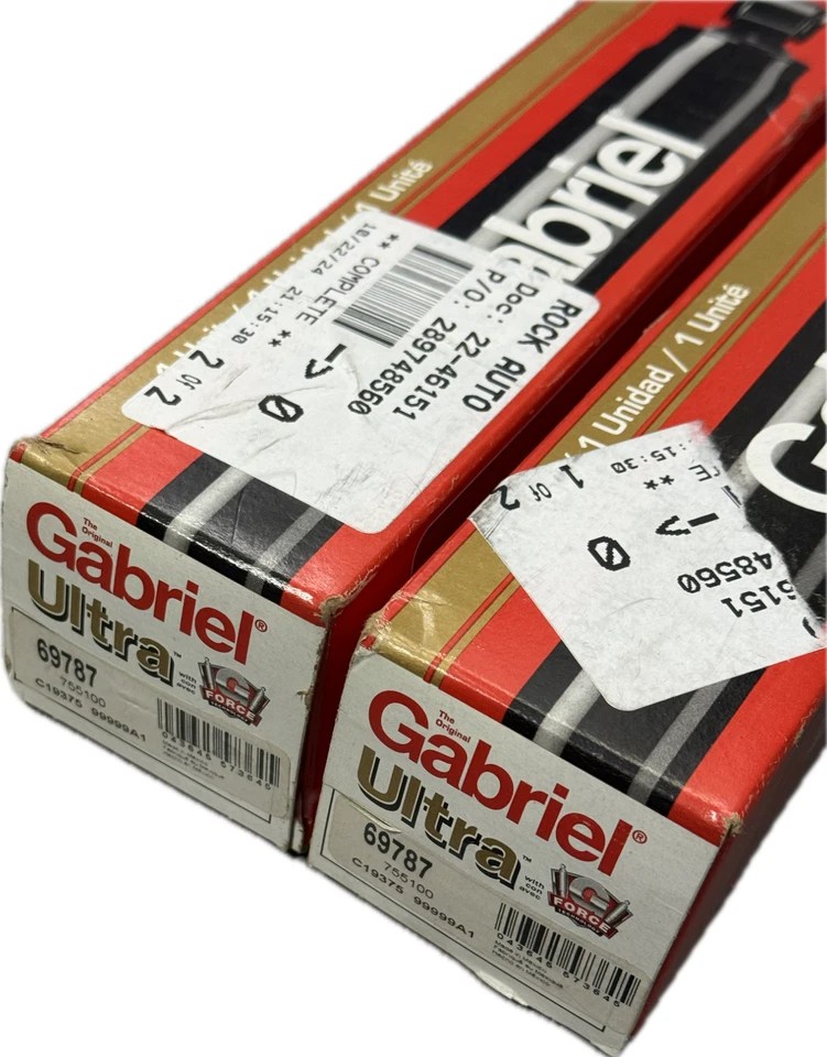 GABRIEL ULTRA 69787 REAR SHOCK FITS 1990-1993 VOLVO 240 SET OF 2 NEW - Image 2 of 4