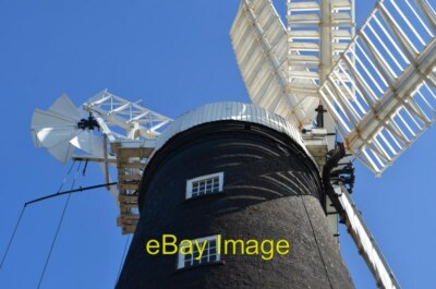 Foto 6x4 Sibsey Händler Mühle Ein Blick auf das schlagende Stabkopf Fantail und s c2011