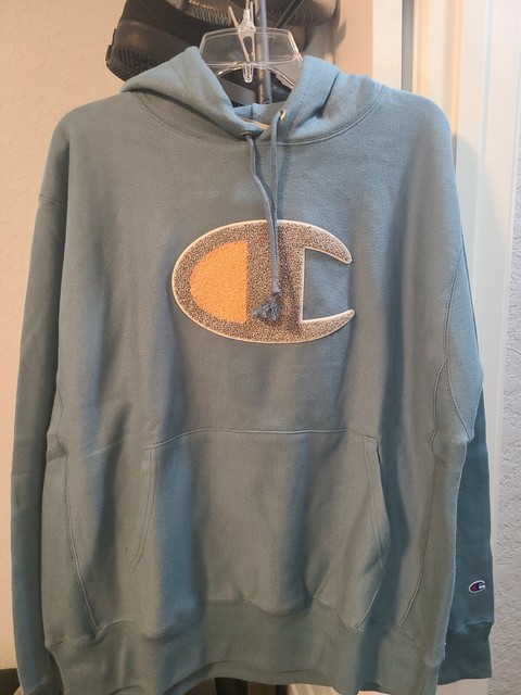 champion sweater teal up