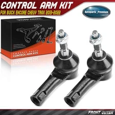 2Pcs Front Left & Right Outer Tie Rod End for Buick Encore Chevy Trax 2013-2022