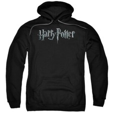 HARRY POTTER LOGO Licensed Adult Hooded Sweatshirt Hoodie SM-5XL
