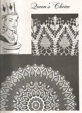 Orignal Crochet Designs Patterns Elizabeth Hiddleson Bedspread Motif Doily J91