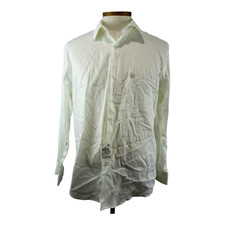 Alfani Athletic Fit Mens White Long Sleeve Size L 16-16 1/2 34-35 NWT