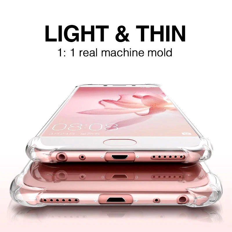 Gorilla Shockproof Crystal Clear Bump Case For Huawei P20 P30 PRO LITE P SMART - Image 2 of 4