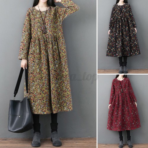ZANZEA Women Vintage Floral Print 