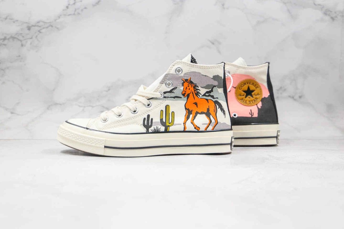 Unisex Twisted Resort Chuck 70 Egret Multi Egret High Top Shoes