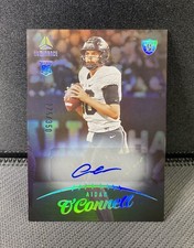 Aidan O'Connell 2023 #d /350 Luminance Silver Foil Autograph Rookie #139 Raiders