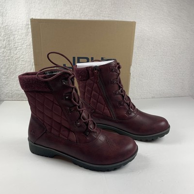 JBU by Jambu Summit B2SMT05 Water Repellent Boot Women 9M Burgundy Quilted S0326