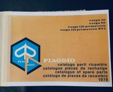 Catalogo parti di ricambio ORIGINALE PIAGGIO Vespa 50 90 125 Primavera Et3 LEGGI