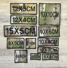 MTP Army Embroidery Personalised Name Badges Patches Various Sizes Sew On Back