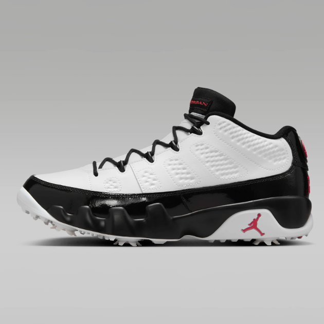 Size 10.5 - Air Jordan 9 Golf Low White Black True Red for sale 