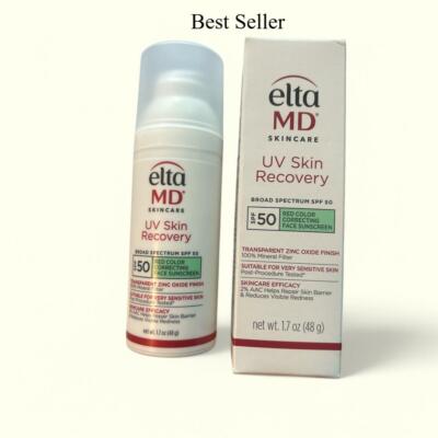 Elta MD UV Skin Recovery Red Color Correcting SPF50 48g 1.7oz New Exp. 5/27