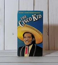 The Cisco Kid Volume 5 VHS Tape -2 Episodes of 1950's Western TV Show SHIPS FREE