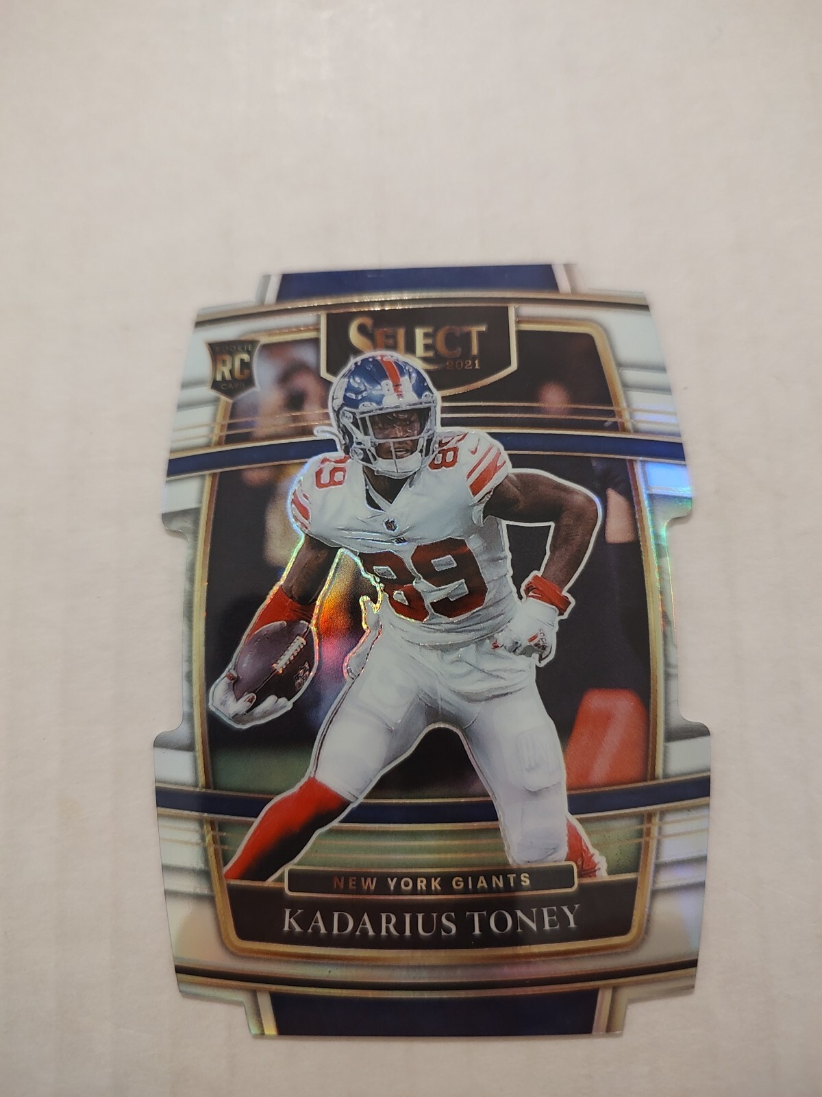2021 Panini Select - Concourse Silver Prizm Die-Cut #52 Kadarius Toney (RC)(JGA)