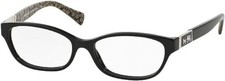 Coach HC6061 Eyeglasses Frames 5261 Black/Black Military-52-16-135- No Case
