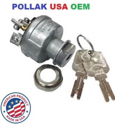 272041 IGNITION SWITCH FORKLIFT CLARK HYSTER YALE CROWN POLLAK USA TO021P