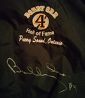 Autographed Bobby Orr Hall of Fame Black and Yellow XL Windbreaker — photo 1
