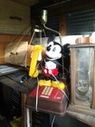 Vintage  Mickey Mouse Rotary Phone and Lamp Combo 1970's Rare Collectible