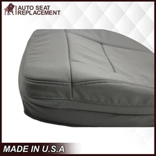 2006-2007 Ford F-150 XLT -Driver Side Bottom Replacement Cloth Seat Cover Gray