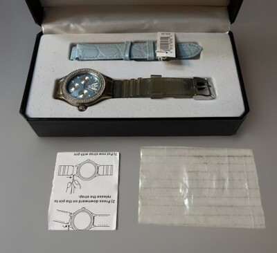 Disney Time Works Tinker bell Watch Theme Park Edition w/ Box Needs Battery
