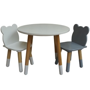 grey childrens table and chairs
