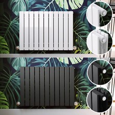 Horizontal Radiator Double 600 Flat Panel Central Heating Rads For Bathroom