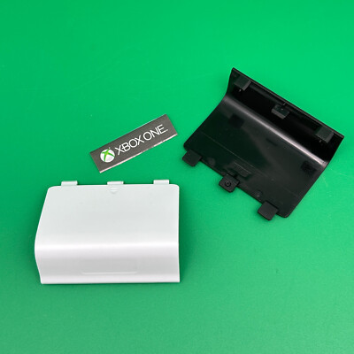 *TOP* Xbox One Controller Schwarz/Weiß Batteriedeckel Case Abdeckung