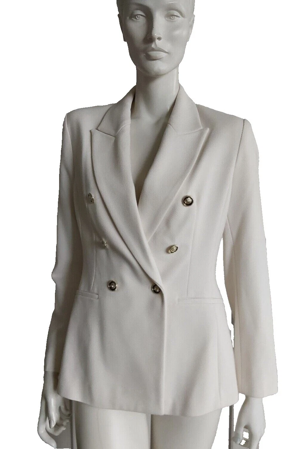 White Regular Size Coats, Jackets & Vests for Women