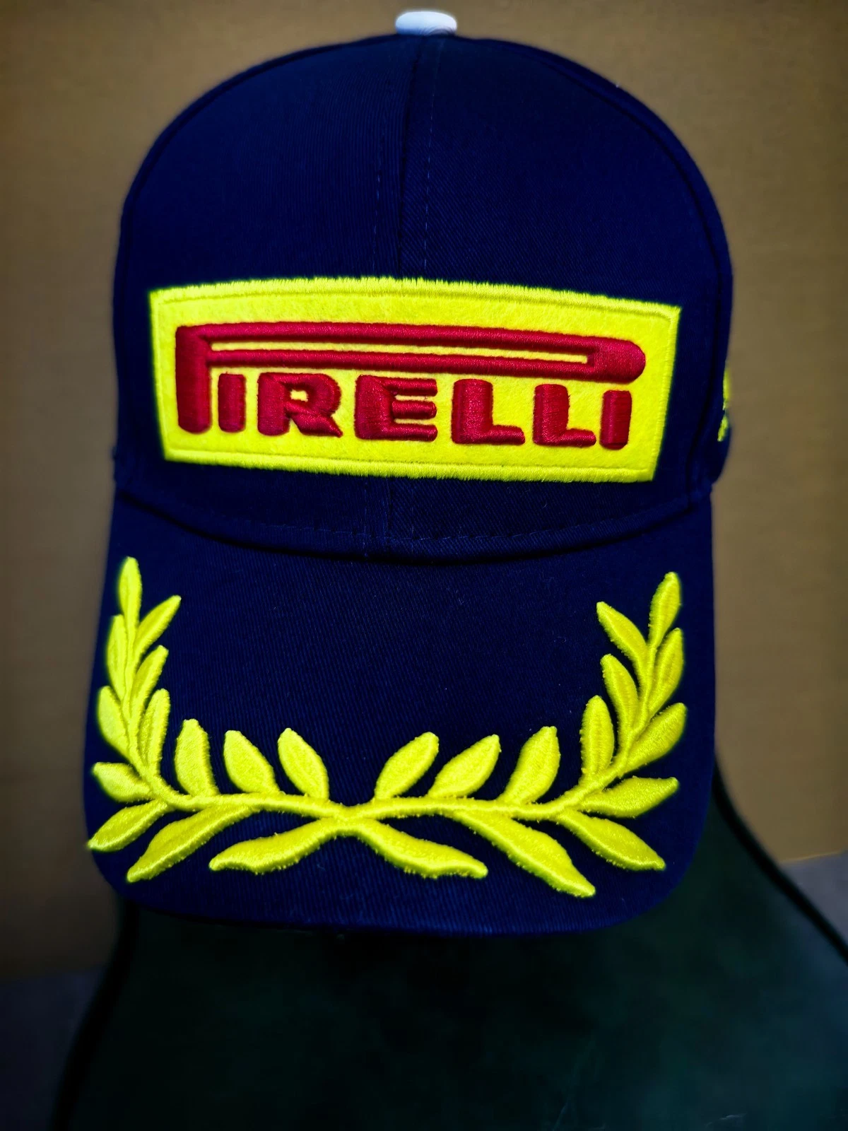 Pirelli F1 Men's Adjustable Baseball Cap Navy Blue Stylish and Versatile