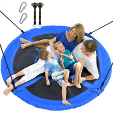 700lbs 60" Large Saucer Tree Swing for Kids Adult Waterproof with Hanging Straps