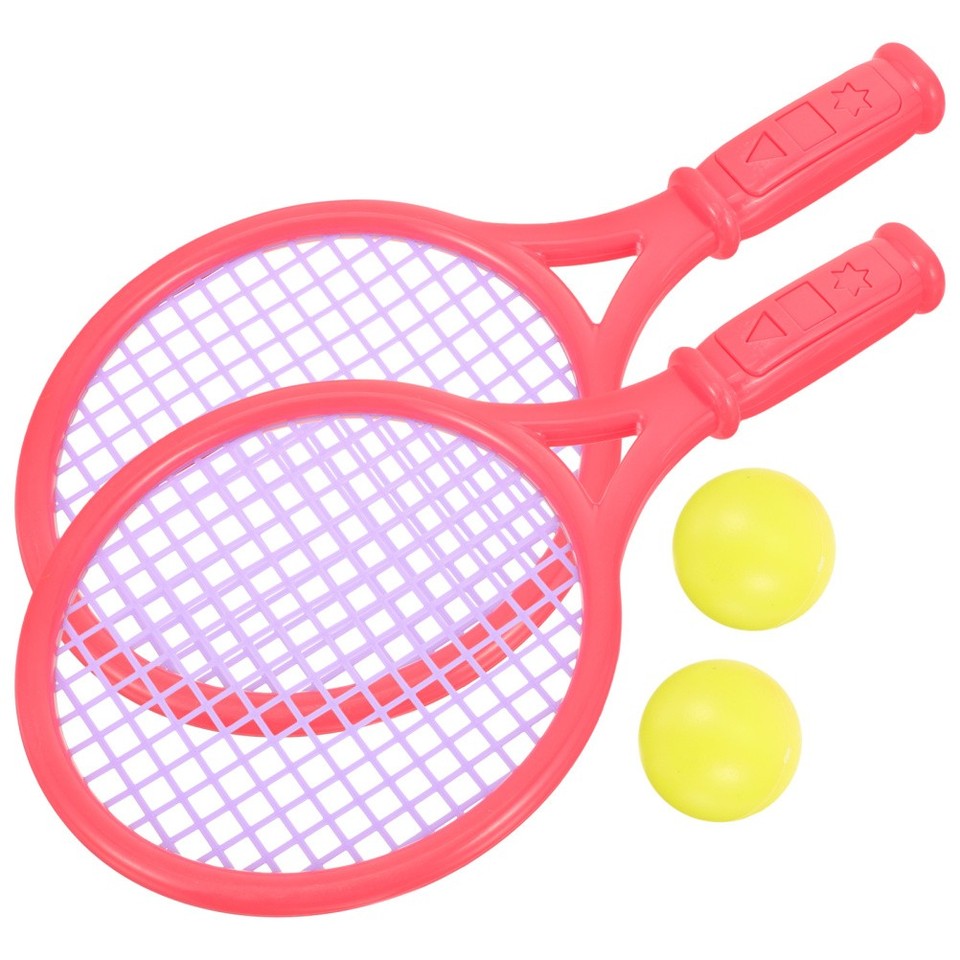 Reusable Plastic Badminton Racket for Kids Lightweight Durable Green ...
