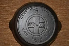 Griswold Cast Iron Skillet #3 with Heat Ring