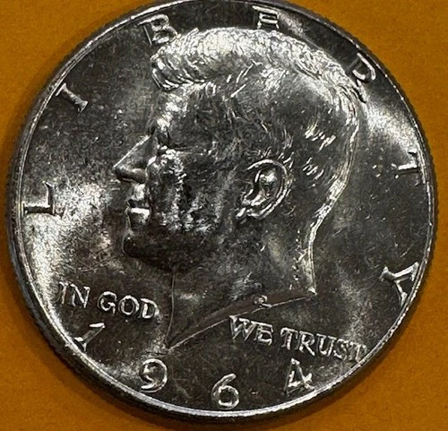 PROOF-LIKE 1964 KENNEDY HALF DOLLARS .90 SILVER .36169 ASW