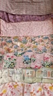 Vintage Floral Fabrics Mixed Sizes floral roses for repurposing crafts