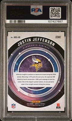 2024 PANINI DONRUSS GALAXY OF STARS COSMIC JUSTIN JEFFERSON 48/100