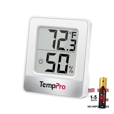 TP49 Digital Hygrometer Indoor Thermometer Humidity 1 White Indoor Thermometer