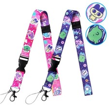 Tamagotchi Lanyard Strap Holder for Keys ID Phones Cute Character Design