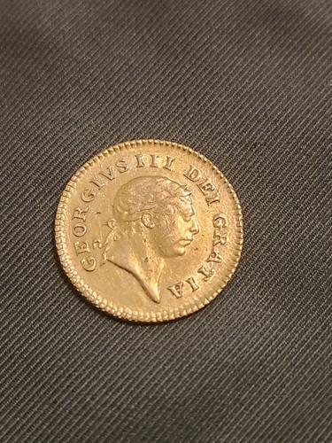 GOLD King George III 1806 AD Great Britain England Coin, Antique 22k Gold