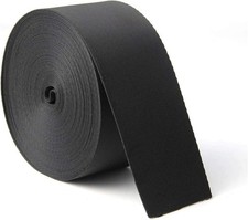 Black 2 Inch Wide 10 Yards Nylon Strapes Heavy Duty Webbing,Pet Collar and Bags