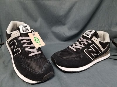 New Balance 574 Core Sneakers Black White Mens Size 10.5 NEW NO BOX!