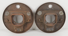 1939 1940 Ford Front Hydraulic Juice Brake Backing Plates - Very Nice