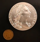 Large Two Ounce Silver Round Containing Two Troy Ounces of .999% Silver