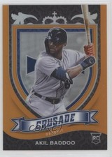 2021 Panini Chronicles Crusade Neon Orange Prizm 15/17 Akil Baddoo #14 1m8