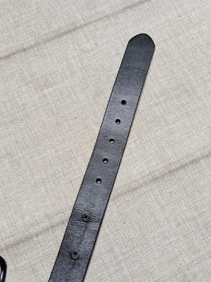 CARHARTT learher belt 34 black FULL GRAIN cowhide leather WORK - Image 4 of 4