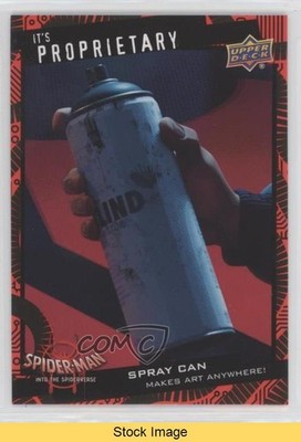2022 Marvel Spider-Man: Into the Spider-Verse Ultimate Black Spray Can READ 0e3