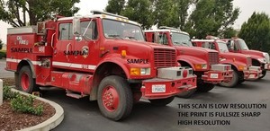 Fire Apparatus Photo CA Cal Fire CDF old International 4800 Type 3 West-Mark 4x4