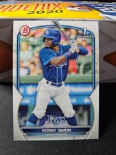 Ronny Simon 1st 2023 Bowman Prospects #BP-112 Tampa Bay Rays